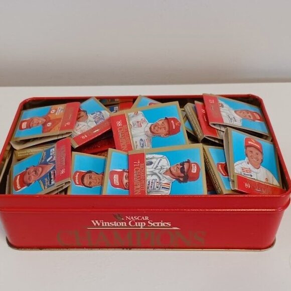 NASCAR Winston Cup Series 25th Anniversary Champions 50 Book Matches in Tin - Picture 6 of 11
